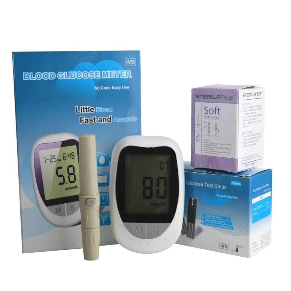 Miniatura 5 de Glucometro digital con agujas y lancetas